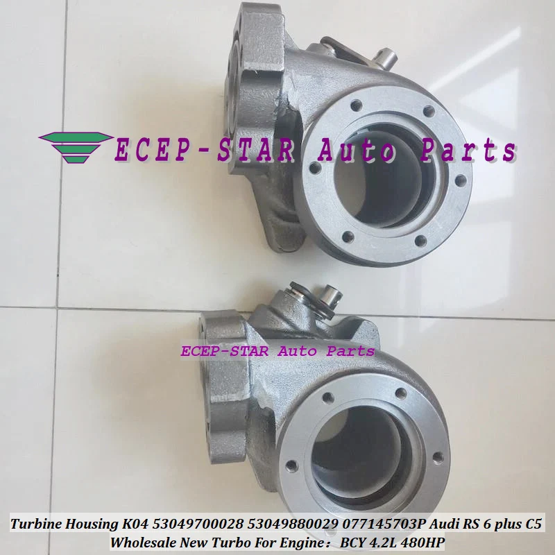 ww Корпус турбины K04 53049700028 53049880028 53049880029 53049700029 077145703 П 077145704 K для Audi RS 6 plus C5 BCY 4.2L 480