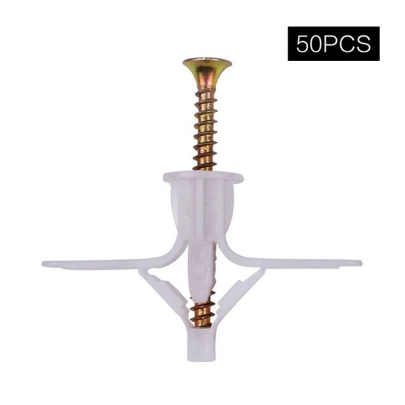 

Hollow Wall Anchors Plasterboard Plugs & Screws Aircraft/for Butterfly Expansion Anchors Bolts Frame Fixings Expansion T
