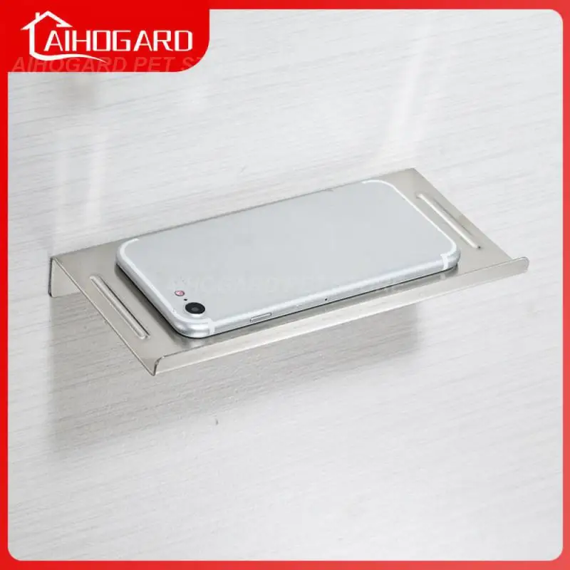 

Подставка для телефона для домашнего рисования, стальная пластина без гвоздей, многофункциональная утолщенная полка-поднос, можно проделы...