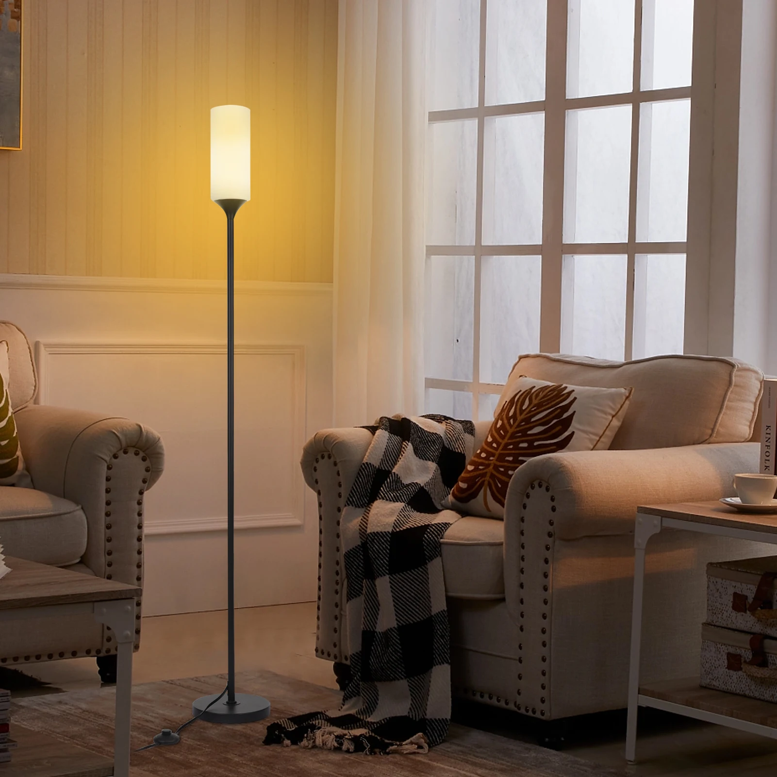 Минималистичная Напольная Лампа креативный Декор для спальни чтения светильник