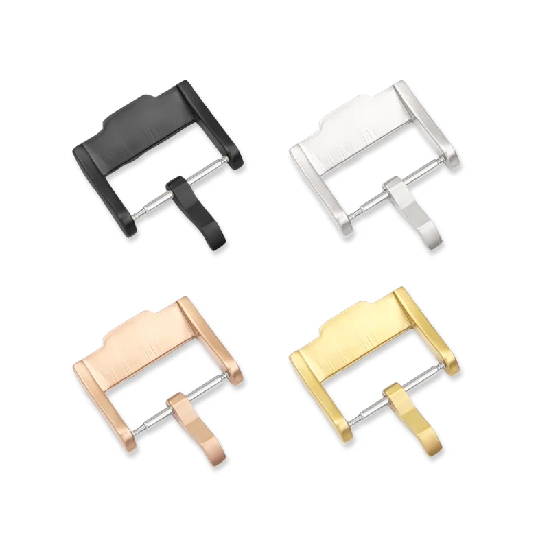 Застежка для часов из нержавеющей стали 316 пряжка 16 мм 18 20 22 24 цельная