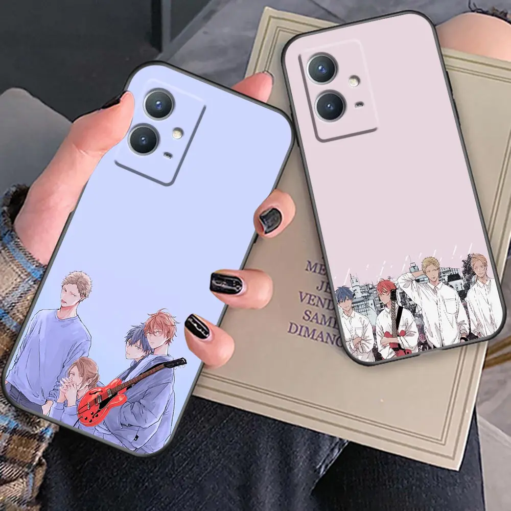 

Japan Anime Cute Given Back Cartoon Case For Huawei P50E P50 P50Pocket P40 P30 P20 P10 Pro Plus Lite 2021 2020 2019 2018 Cover
