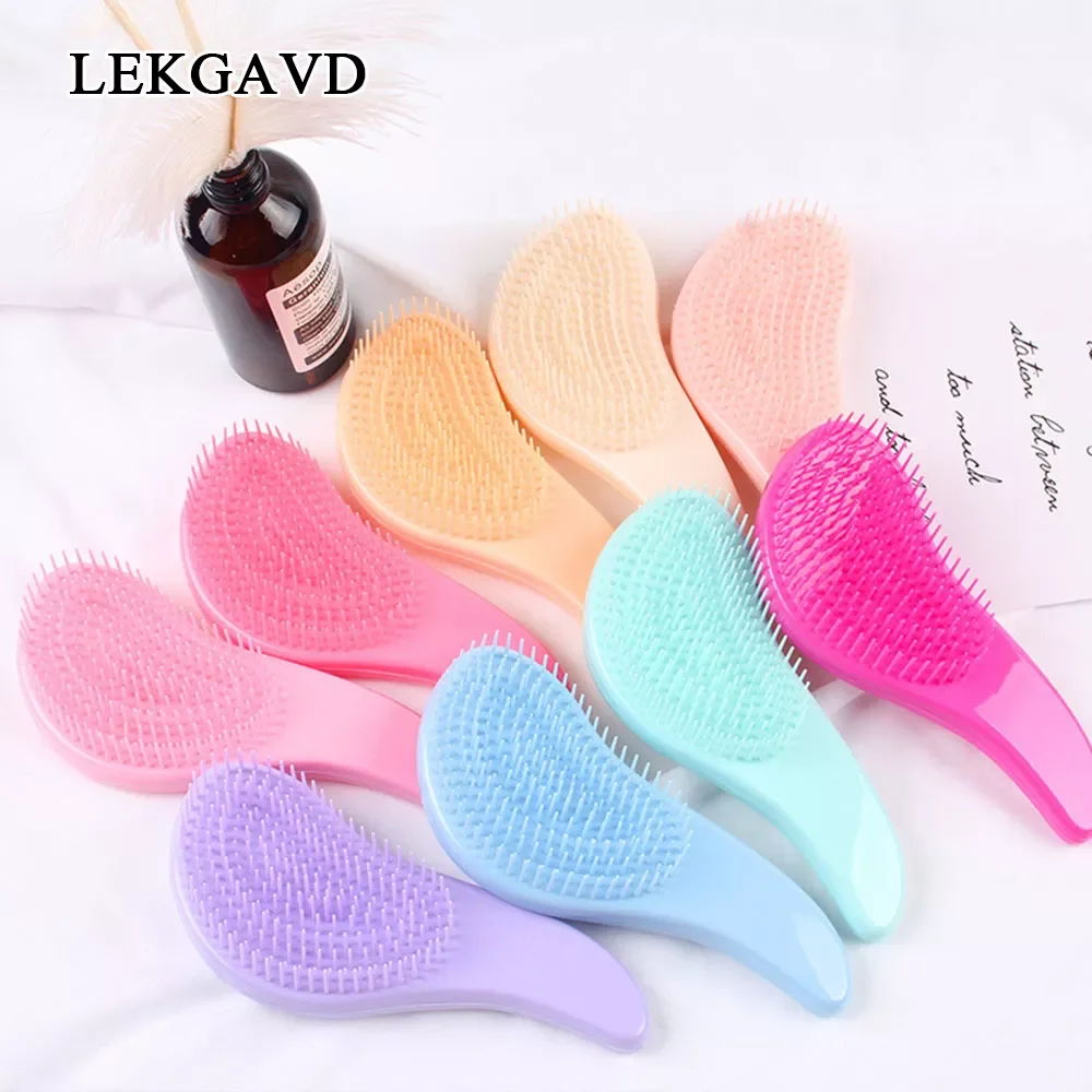 

NEW2023 1pcs Hot Magic Handle Comb Anti Static Massage Hair Brush Tangle Detangle Shower Massage Hairbrush Comb Salon Hair Styli