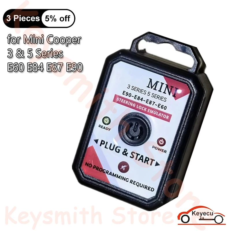 KEYECU для BMW Mini Cooper E60 E84 E87 E90 3 и 5 серии ELV ESL Эмулятор блокировки рулевого управления
