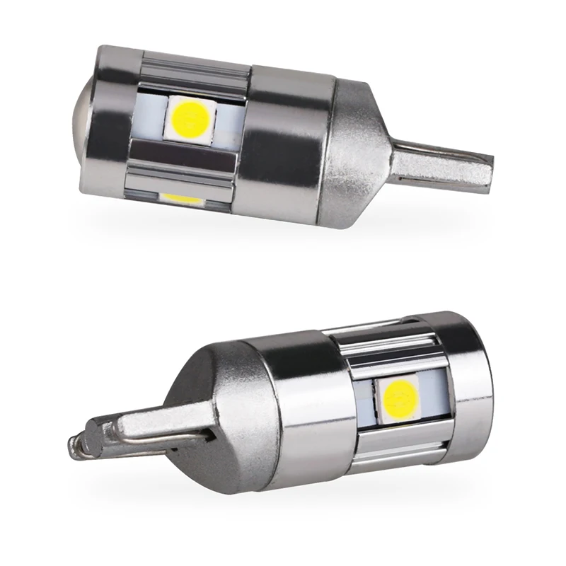 

2PCS White 3030 smd Car T10 w5w 168 194 Led Car Wedge Side Light License Plate Clearance Lamp 12V T10 Parking Reading