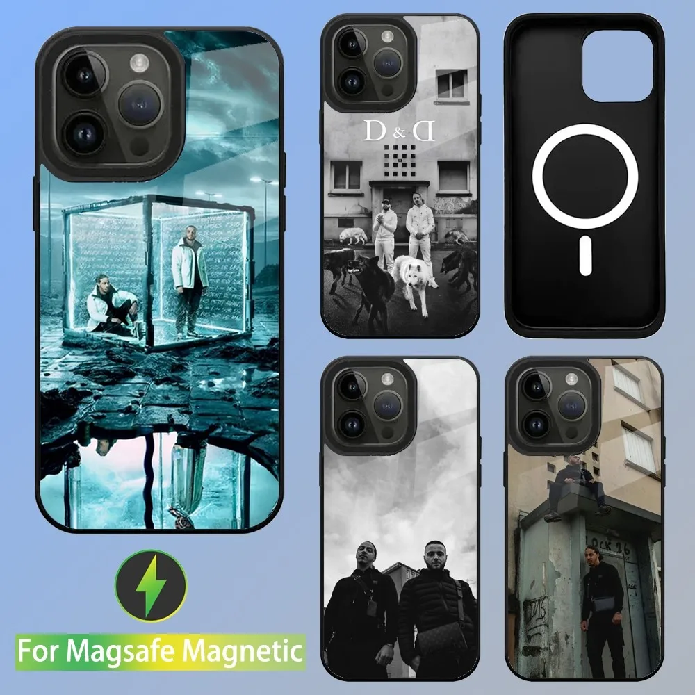 Чехол для телефона Djadja Dinaz Rap Group iPhone 16 15 14 13 12 11 Plus Pro Max Mini Magsafe с магнитной