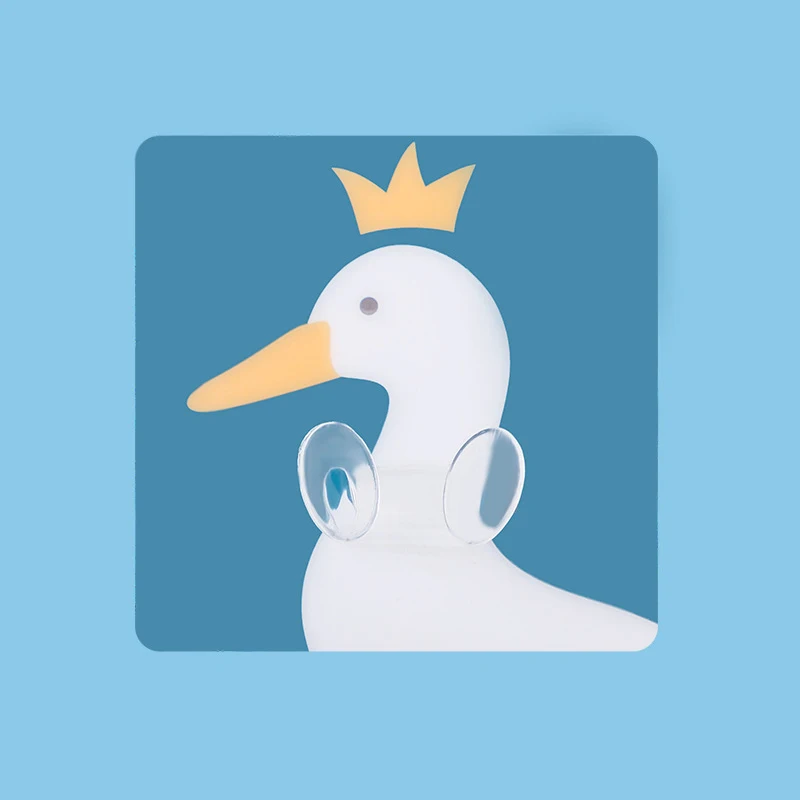 

2pcs Cute Cartoon Animals Wall Storage Hooks / Power Plug Socket Holder / Wall Adhesive Hanger / For Home Office