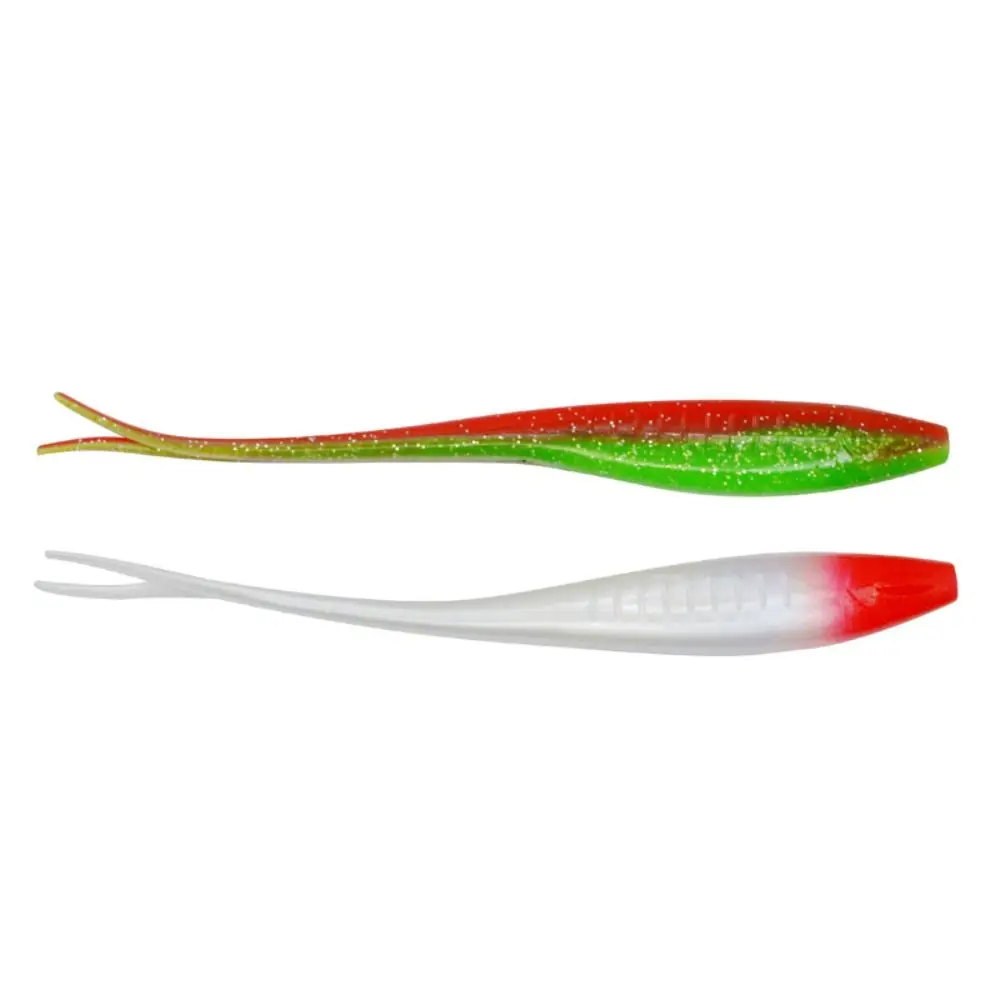 

3pcs/lot Durable 6 Color 17cm 15.5g Swim doubleTail Capuchin Maggot Soft Plastic Lure Big Fishing Worm Bait