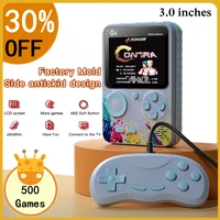 g5 mini handheld game console arcade 500 in one game 3 0 inch classic retro hd screen colorful macaron game console portable