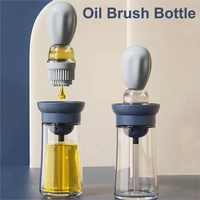oil bottle brush silicone glass container olive oil pump dispenser bbq cooking condiment tool pastry steak barbecue utensils