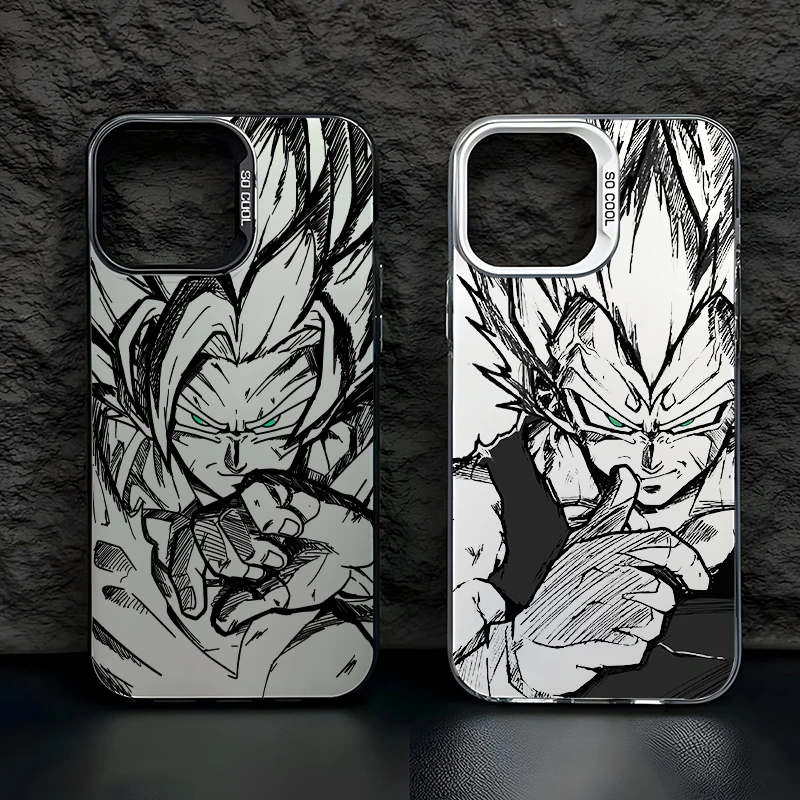 Фото Чехол для телефона Comics Saiyan для D-Dragons Balls iPhone 16, 15, 14, 13, 12, 11 mini Pro Max X XR XSMAX 8 7 Plus, матовый чехол с защитой от падения №1