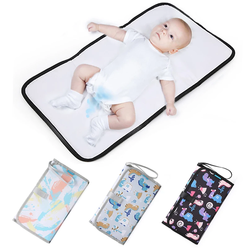 

Waterproof Foldable Diaper Changing Bag Pad Baby Mom Clean Hand Folding Mat Infant Care Products Travel Portable Diaper