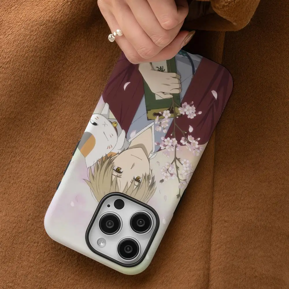 Фото Чехол для телефона Anime Natsumes Book of Friends для Samsung Galaxy S25 24 23 22 Ultra Plus A56 36 26, глянцевый HD двухслойный твердый корпус №2