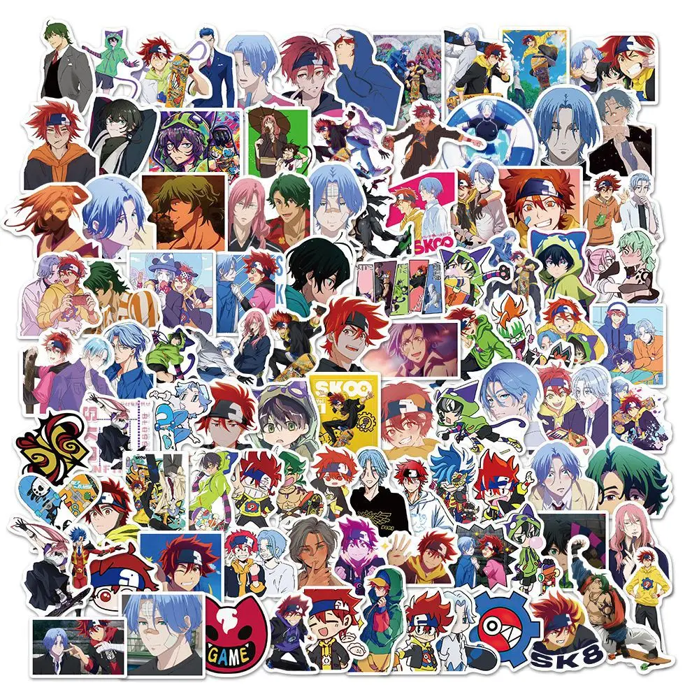 

10/30/50/100PCS SK8 The Infinity Stickers Anime Graffiti Stickers For Motorcycle Car Skateboard Laptop Luggage Decals Kid Toy