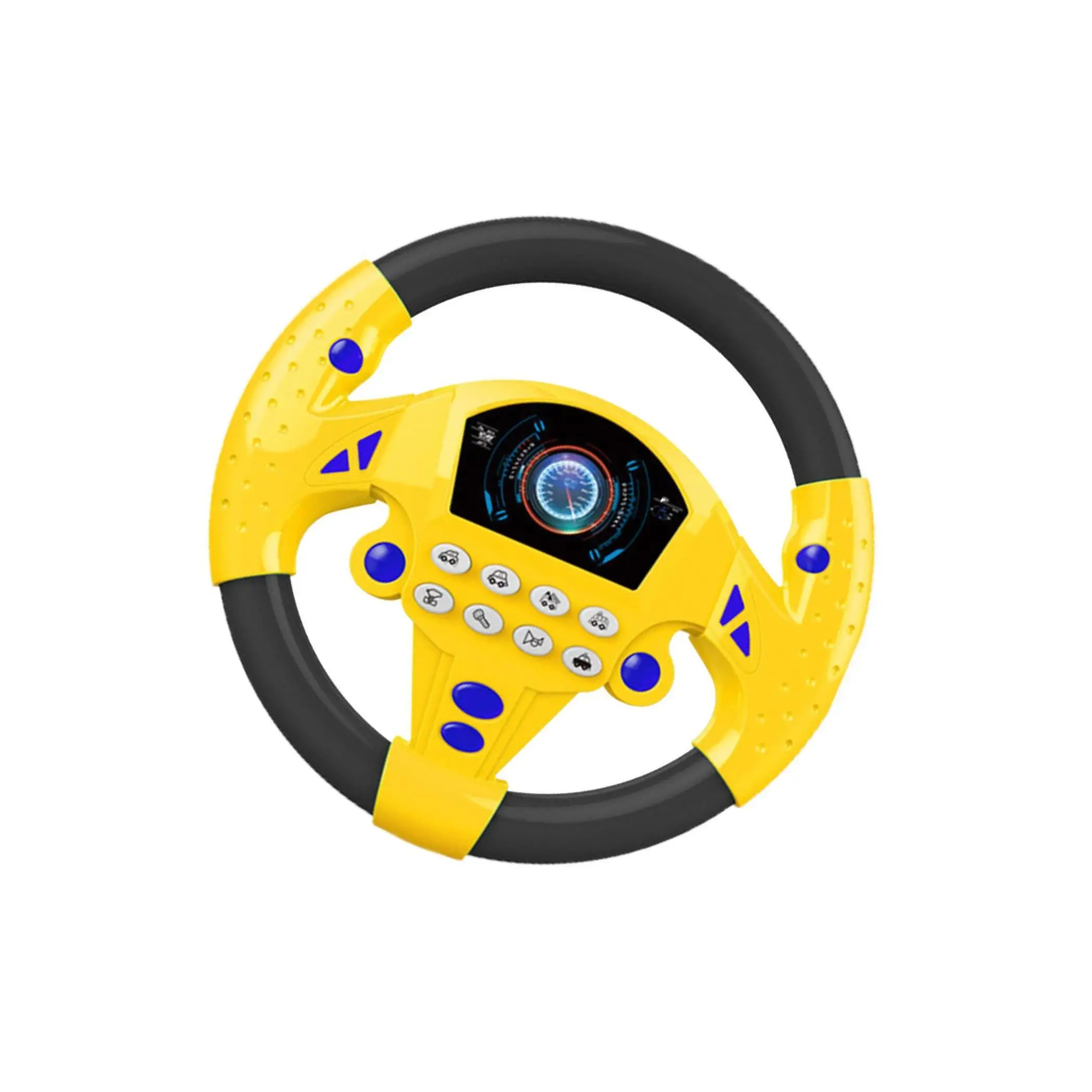 

Steering Wheel Toy, Lovely Motor Skill for Car Backseat Toddlers Driver Pink