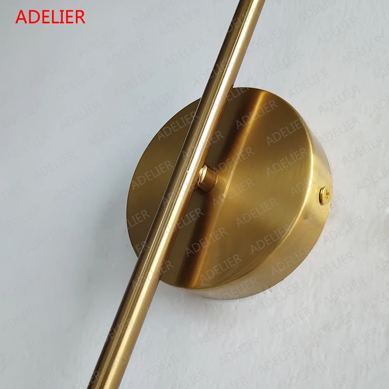 Настенная лампа со стеклянным шаром бра в современном стиле для гостиной