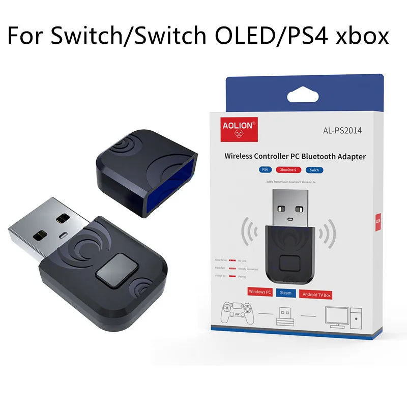 USB приемник адаптер для PS4 Xbox беспроводной Bluetooth геймпад Plug And Play Мини совместим с