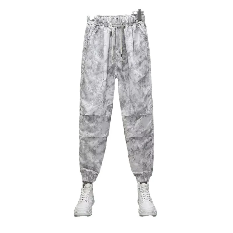 Мужские повседневные брюки новинка 2024 осенние модные дизайнерские леггинсы