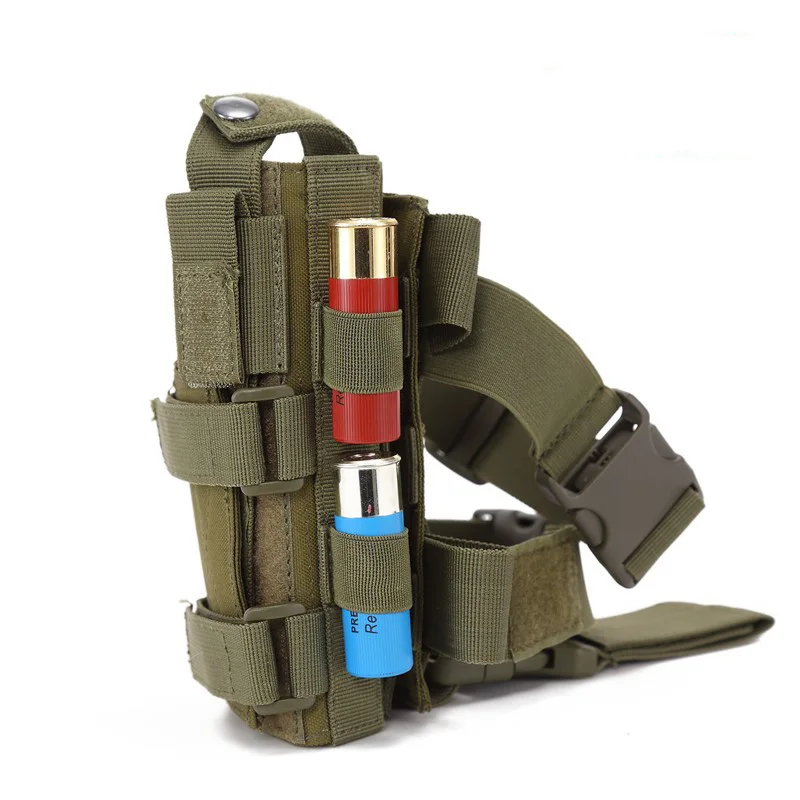 Tactical Molle Drop Leg Platform Universal Gun Holster with Mag Pouch for Glock 17 M9 Adjustable Handgun Pistol Case |