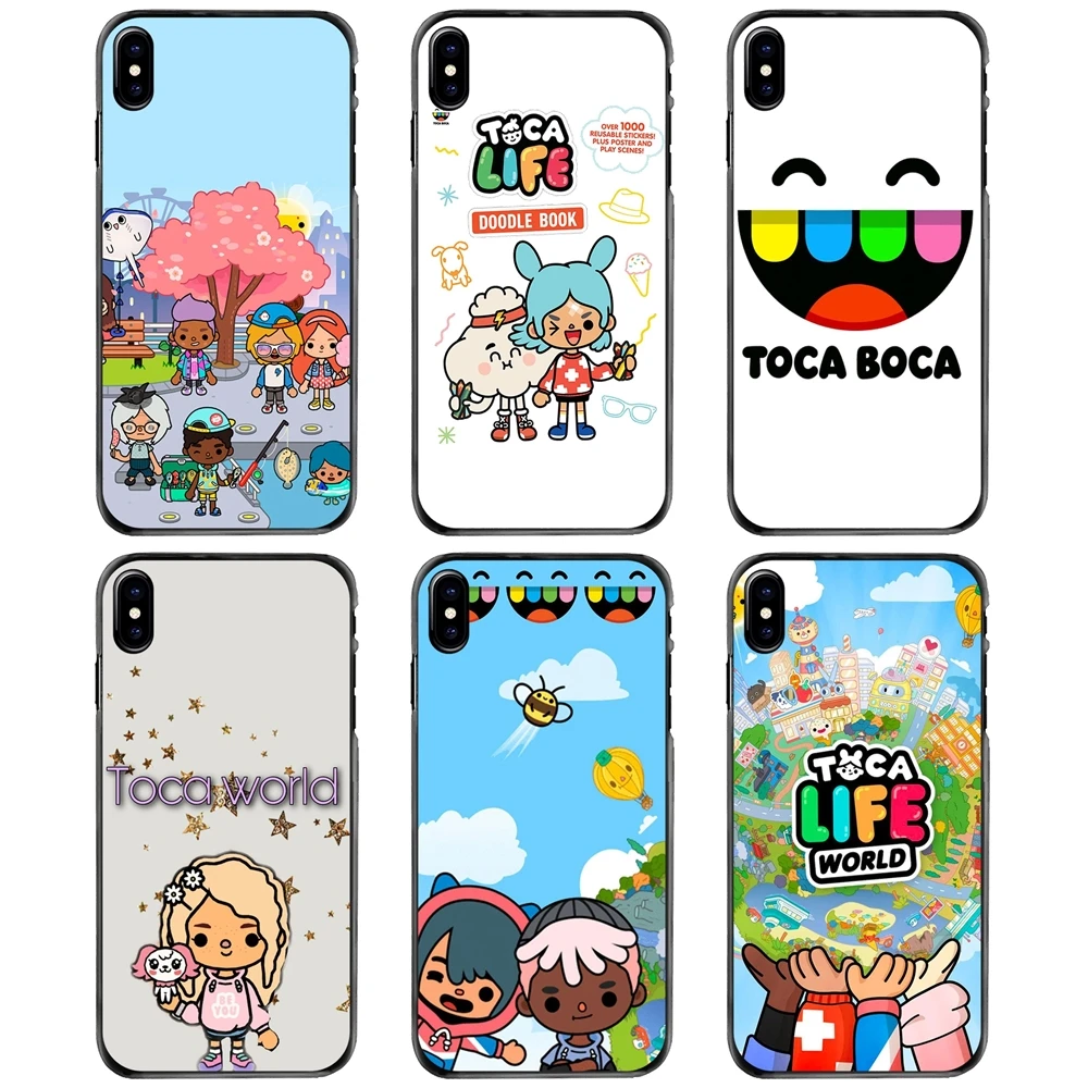 

Games Toca Boca Toca Life World For Apple iPhone 11 12 13 14 Pro MAX Mini 5 5S SE 6 6S 7 8 Plus 10 X XR XS Hard Phone Cover Case