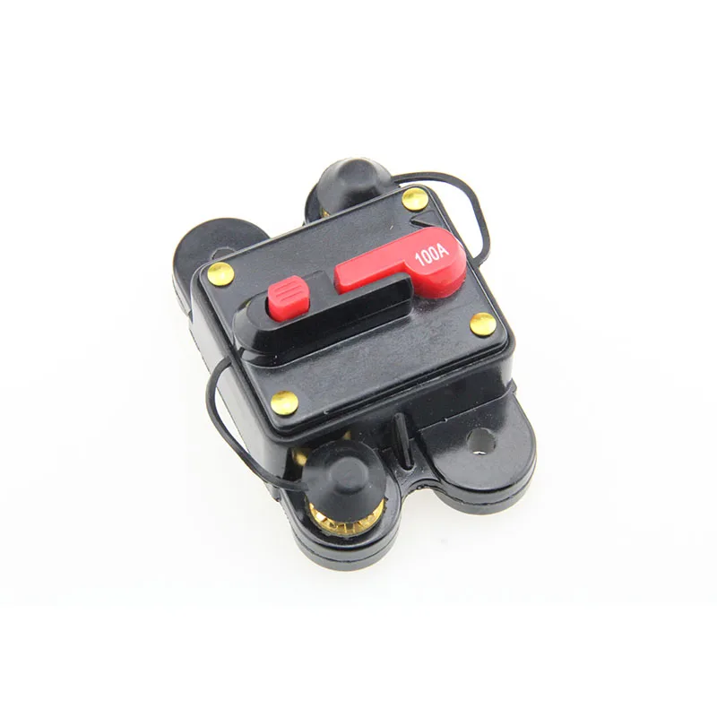 Автоматический выключатель 12 В-48 в пост. Тока, 50 А, 80 А, 100 А, 150 А, 200 А, 250 А с ручным держателем для автомобильной аудиосистемы