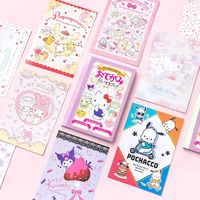 kawaii sanrios hello kittys sticker my melody cartoon cinnamoroll cute kuromi laptop decorative accessories toy for girls gift