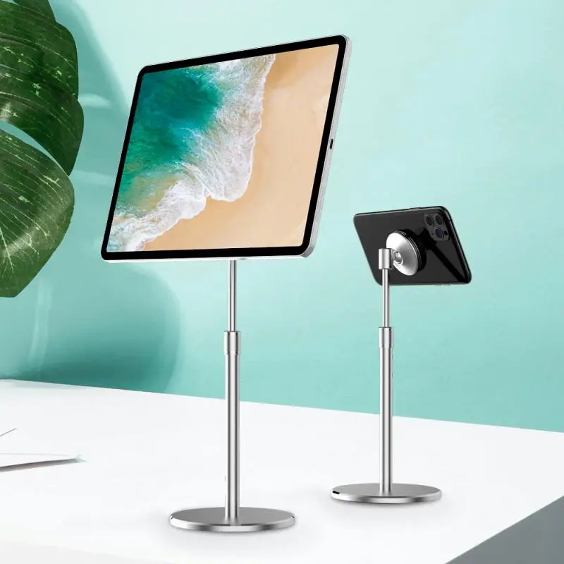

Durable Tablet Clamp Multifunctional Tablet Stand Height Adjustable Portable Phone Desktop Mobile Accessories Magnetic