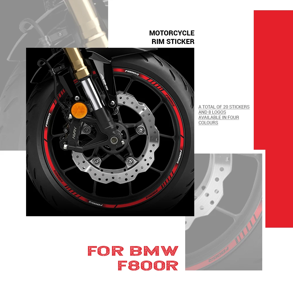 Светоотражающие наклейки на колеса для Мотоцикла BMW F800R f 800r f800 r |
