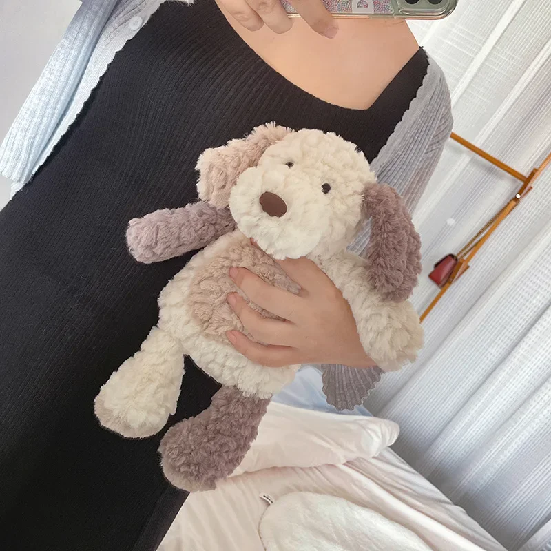 

Симпатичная собака, плюшевый щенок, мягкие плюшевые игрушки, супер мягкая пушистая собака, обнимающая плюшевая подушка, милый подарок для девочки