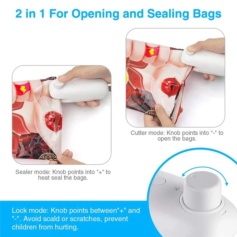 Мини-запайщик фольги перезаряжаемый через USB мини-запайщик запечатывающий