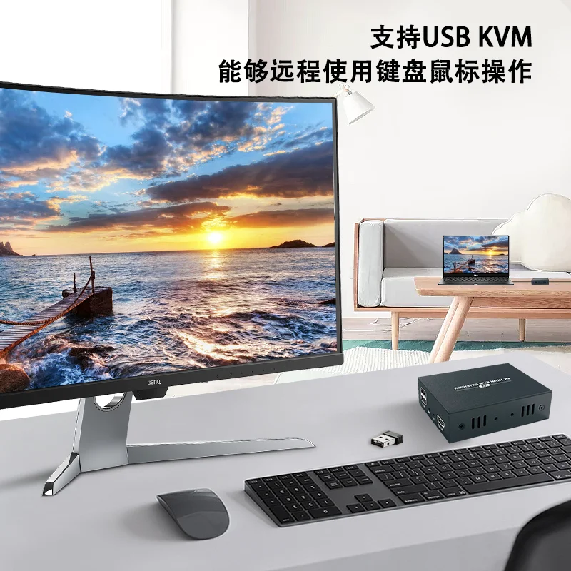 Удлинитель квм PWAY 4K сетевой, USB 2,0, порты RJ45, 1080P, HDMI через LAN, квм-удлинитель 200 м, квм-удлинитель, Cat5e Cat6