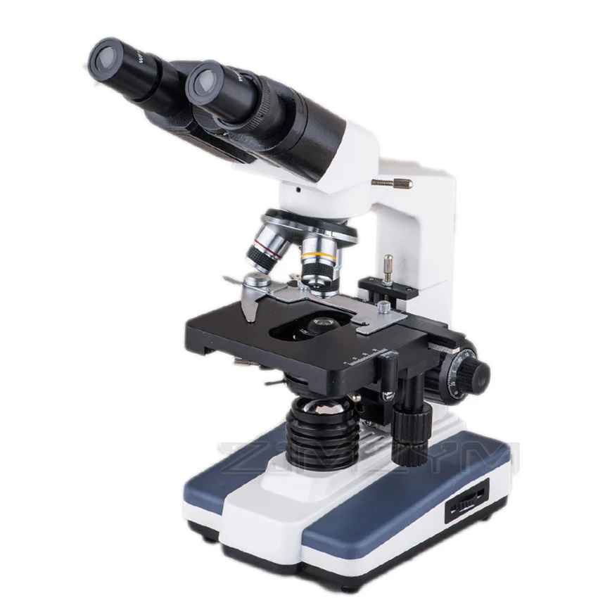 

XSP-200E бинокулярный Биологический микроскоп, учебный инструмент, школьный студенческий лабораторный Биологический микроскоп 40X-1600X (115*125 мм)