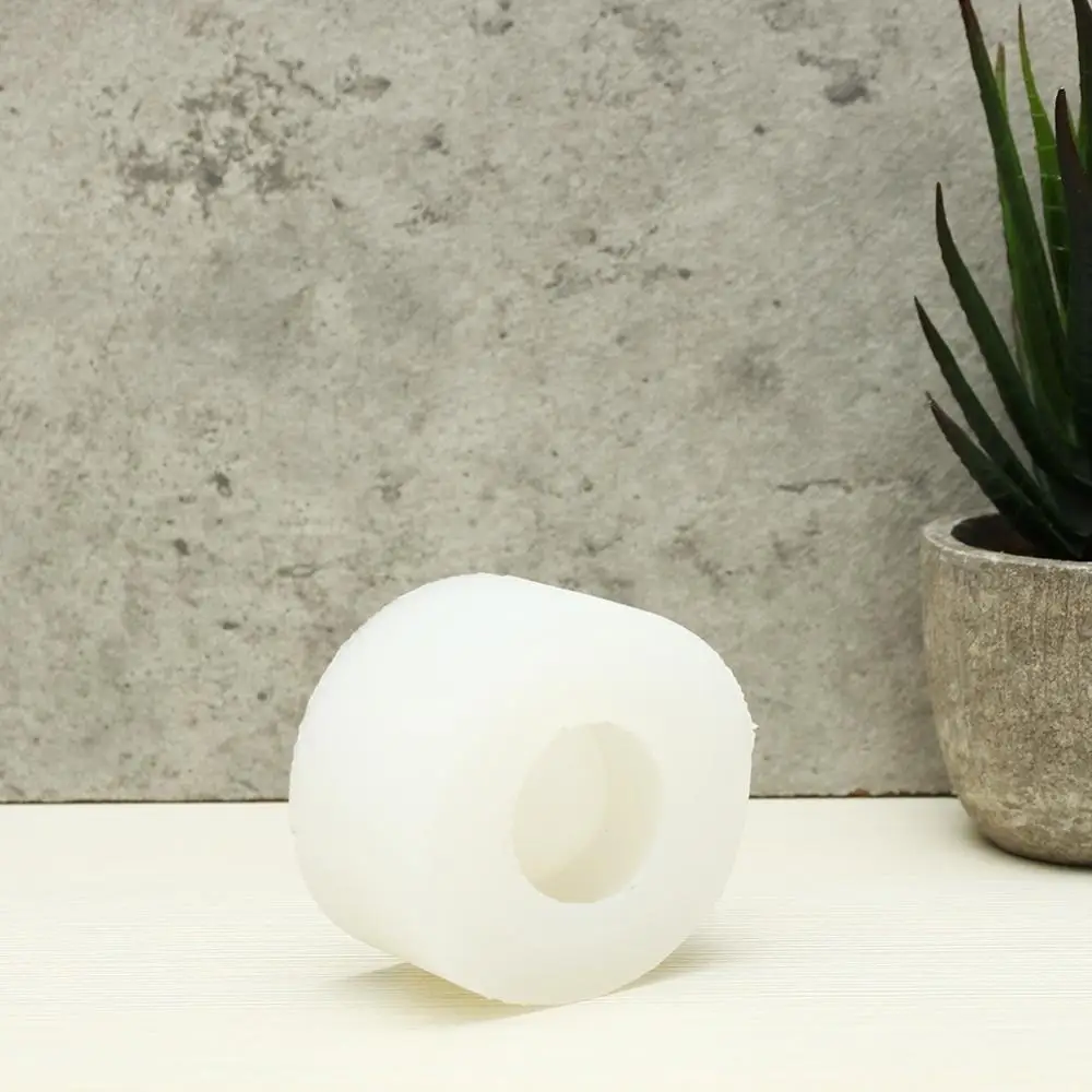 

DIY 3D Silicone Rounded Shape Concrete Plant Flower Pot Vase Candle Holder Mold