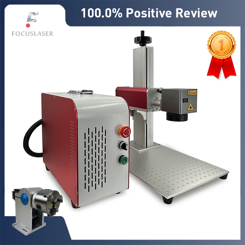 

Fiber Laser Marking Machine Raycus Jpt Mopa M7 20W 30w 50w 60W for Cutting Metal Gold Silver with Rotary D80 Engraving Cup