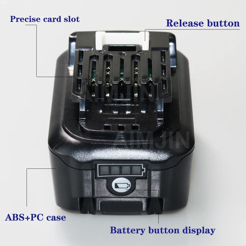 Литиевая аккумуляторная батарея для Makita BL1040/BL1040B/BL1041B/BL1015/BL1016/BL1021/MT01Z/PH04Z 12 В 6000 мАч