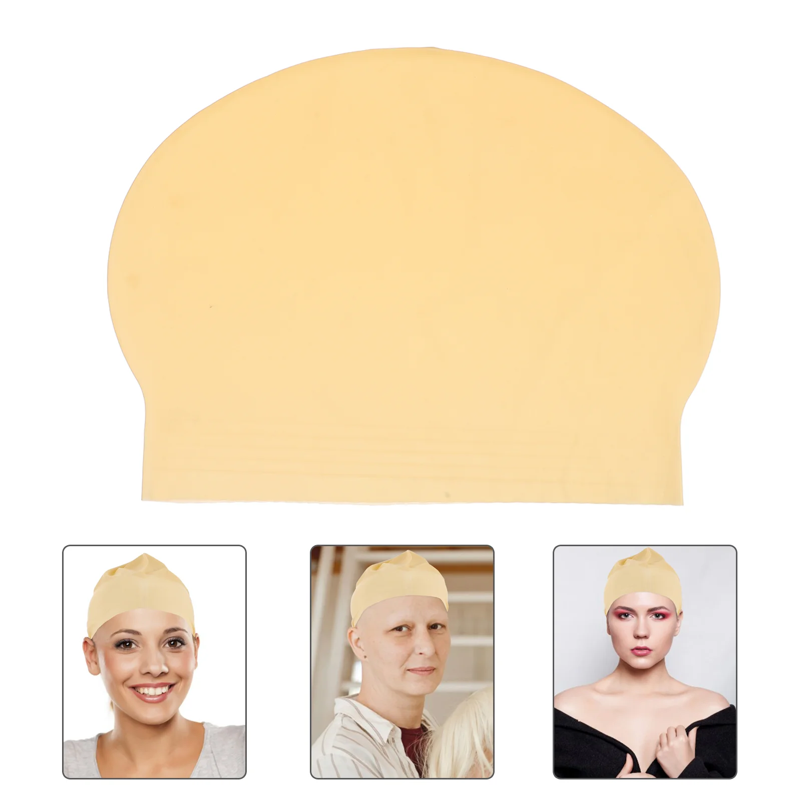 

Cosplay Performance Cosmetic Bald Hat Makeup Bald Caps Latex Bald Caps Head Wig Caps Head Wig Hat