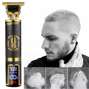 Professional T9 Men Cordless Trimmer Bald Hair Clipper Electric Shaver Carving Vintage T9 USB Hair C in Pakistan