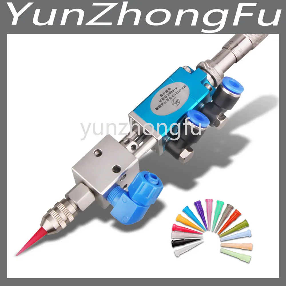 Industrial Dispensing Valve Pneumatic Double-Acting Needle-off Glue Dispensing Valve MY-2121Q with Micrometer Adjustment Knob