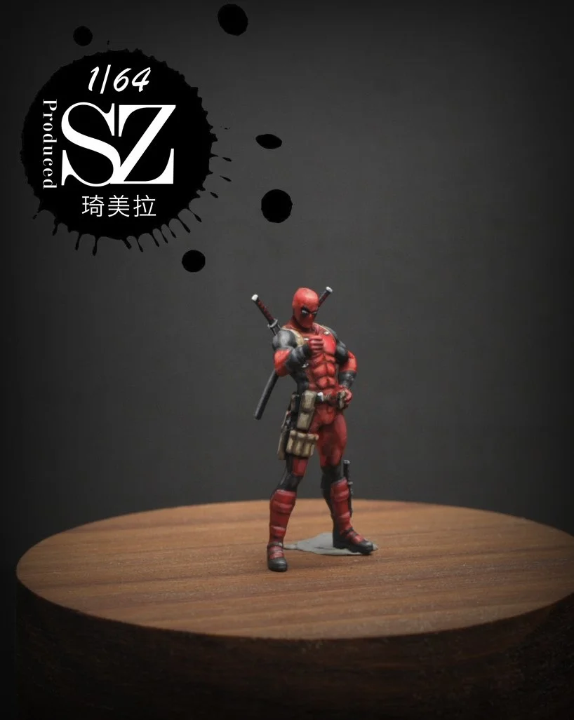 

1/64 Resin Die Casting Figures Car Scene Matching Movie Characters Dead Squire Series Figures High-end Collection Ornament Gifts