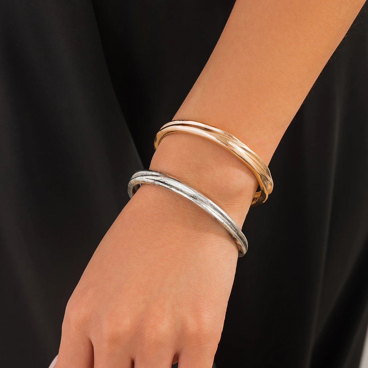 SHIXIN Проектирование нерегулярной геометрические Открытые Браслеты для женщин