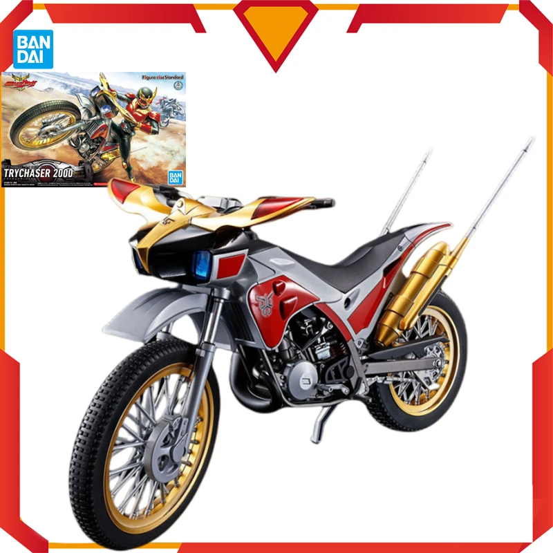 

Original Bandai Anime Figure Figure-rise FRS Masked Rider Kuuga TryChaser 2000 Assembled Model Toy Gift Free Shipping
