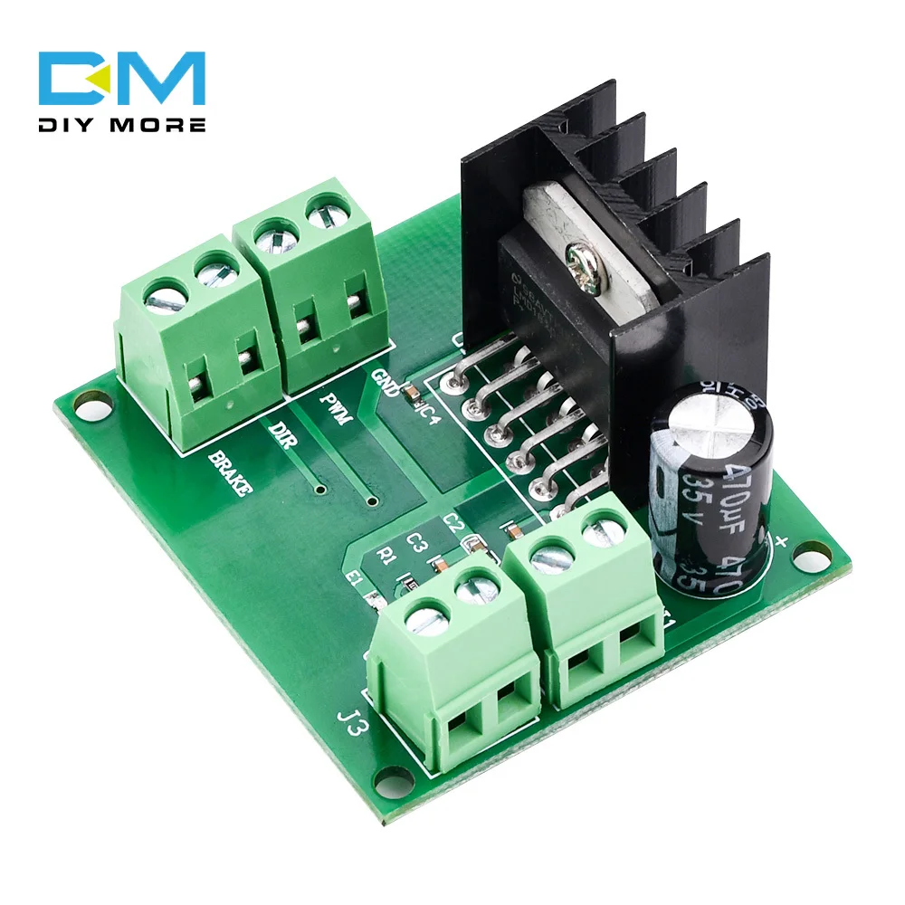 

diymore 3A 75W DC PWM Speed Adjustable Motor Driver Module LMD18200T For Arduino Variable Speed Motor Drive Board