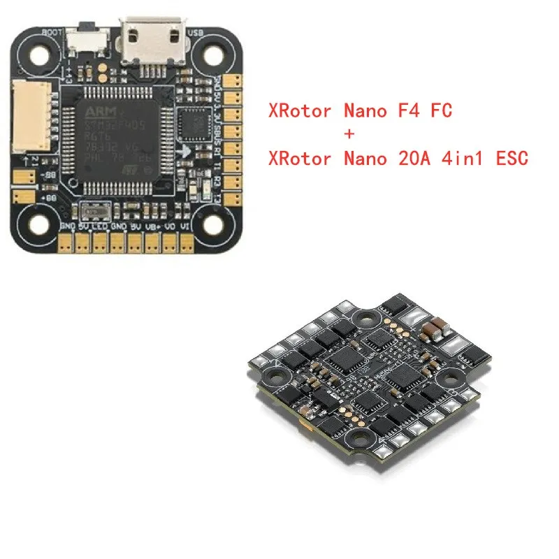 Новинка Hobbywing XRotor Nano 20A 4 в 1 ESC 4S BLHeli-S или F4 Контроллер полета для FPV гоночного дрона