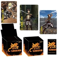 new attack on titan macross zr cl mr ssr collection flash card anime character deluxe collection edition toys child family gifts