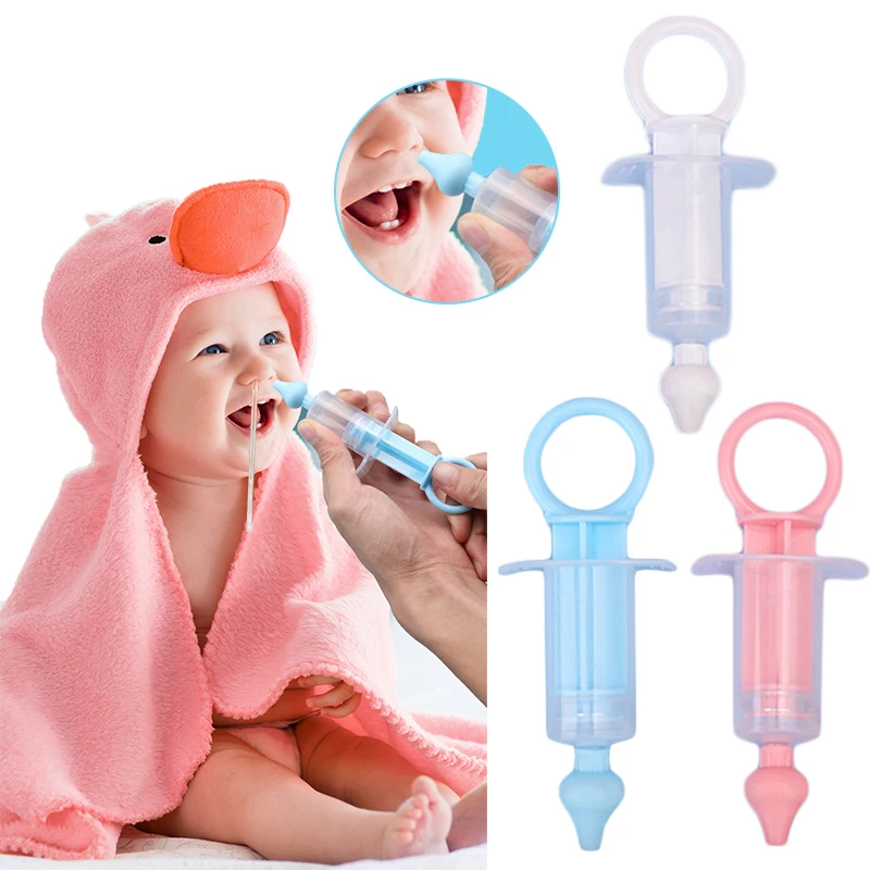 Baby Nasal Aspirator Professional Syringe Nasal Irrigator Infant Nose Cleaner Rinsing Device Reusable Silicone Nasal Suction Tip