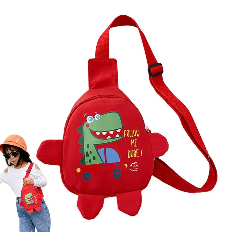 Crossbody Backpack For Kids Cute Cartoon Kids Crossbody Sling Backpack Unisex Travel One Shoulder Backpack For Kids Boys And