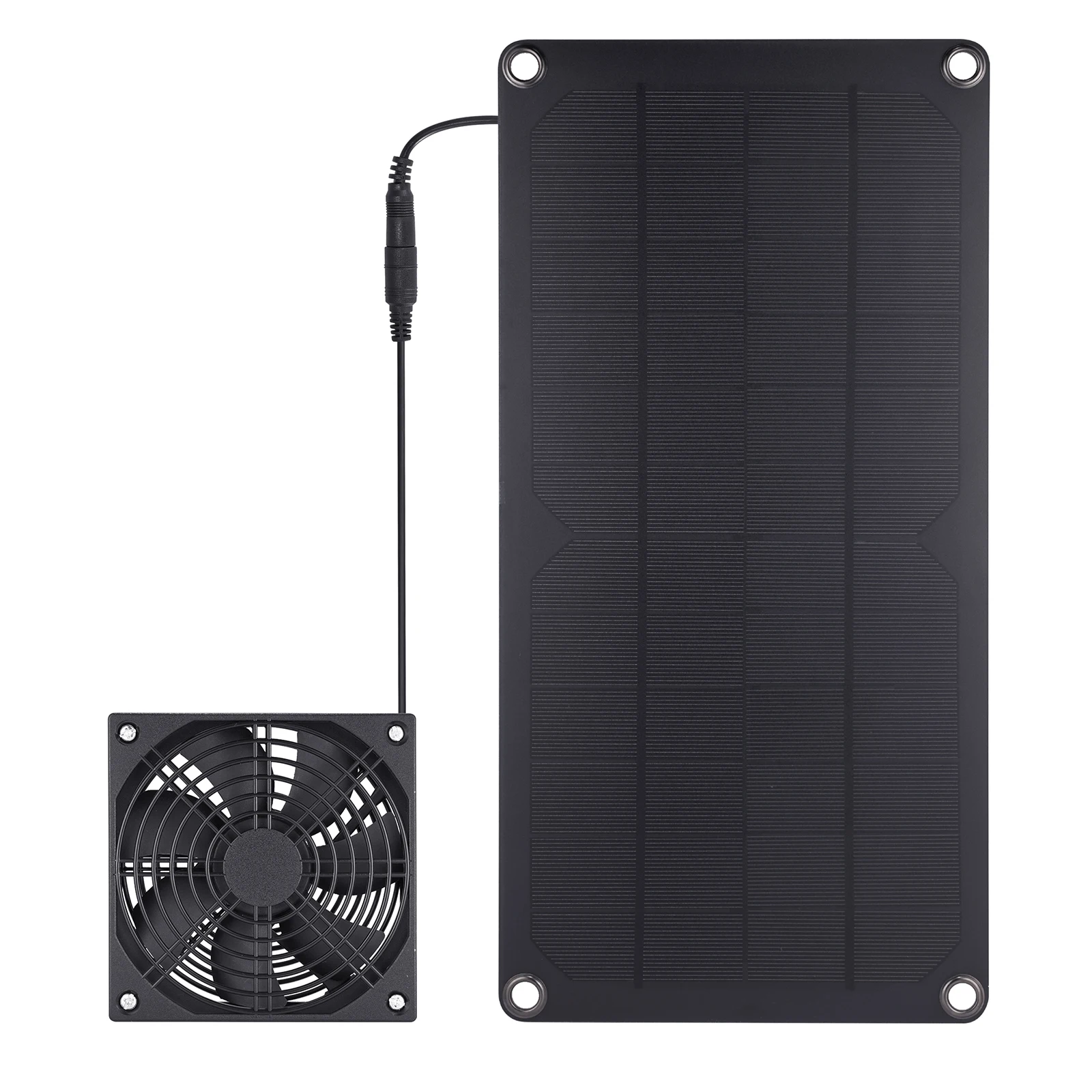 

Solar 12V Air Vent Window Wall Fan Energy-saving Exhaust Air Blower Pet Exhaust Fan Chicken Dog Cat Solar Air Flow Fan