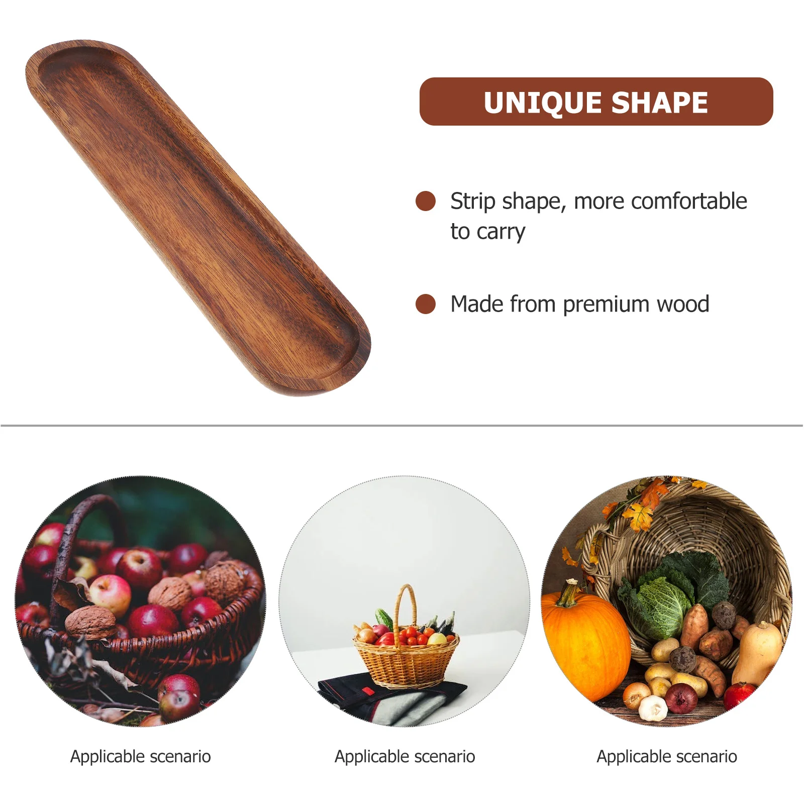 Декор деревянные миски для теста украшения подносов держатель коричневый сашими