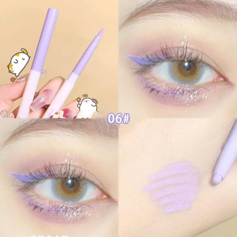 

HEALLOR Silky Eyeliner Gel Pencil Eye Pen Fine Bling Long Lasting Natural Waterproof 7 Bold Creative Colors Makeup Comestic