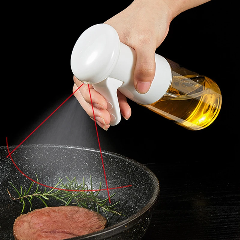 

210ml Oil Bottle Kitchen Oil Spray Bottle Cooking Baking Vinegar Mist Sprayer Barbecue Spray Bottle for Cooking BBQ Picnic Tools